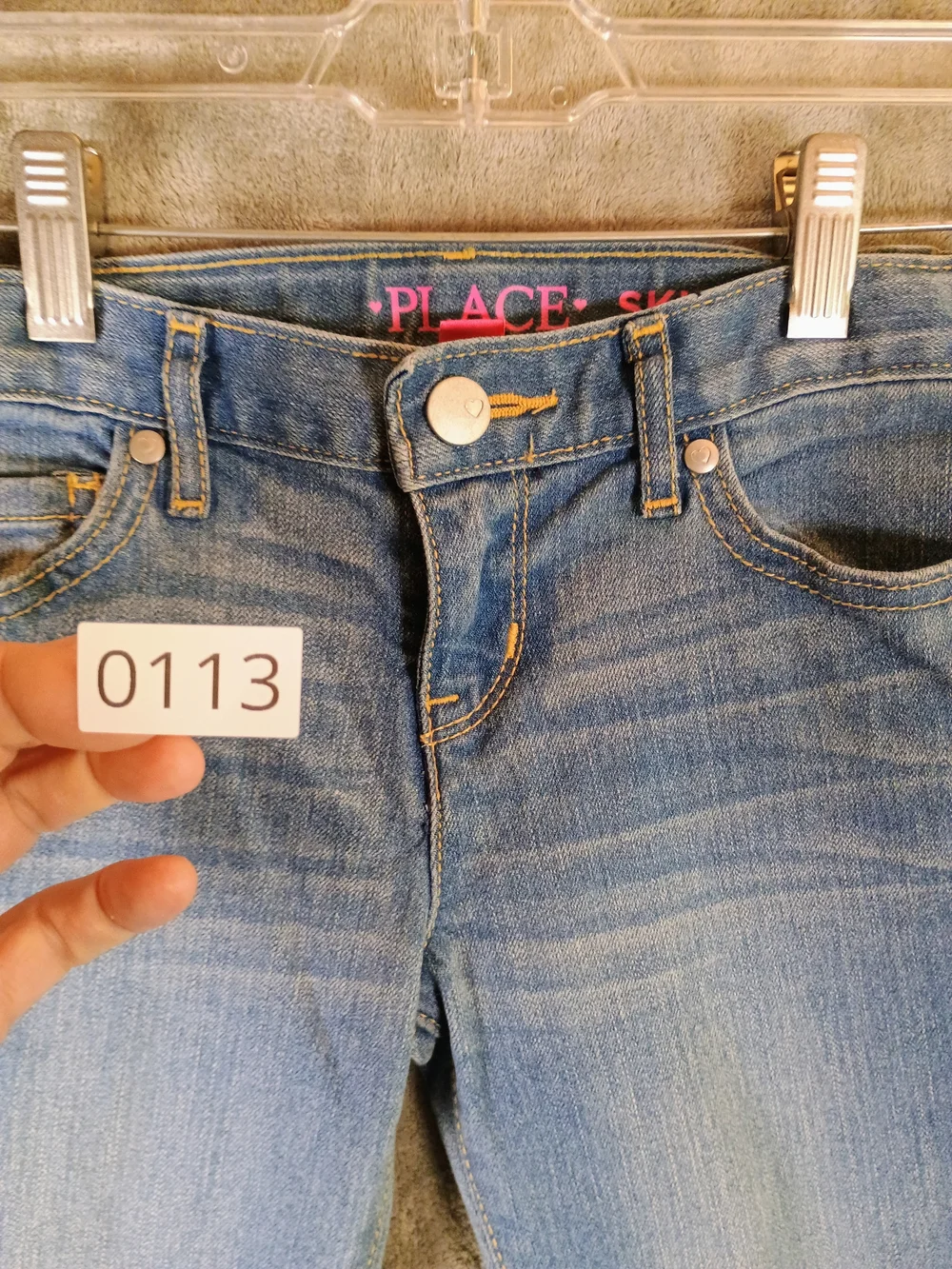 The Children's Place Light Blue Girls' Skinny Jeans 6X/7
